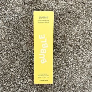 Bubble Solar Mate Daily Mineral Sunscreen SPF 40 - Yellow